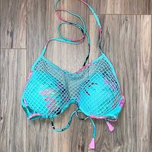 shade shore worn once bikini padded top 34C